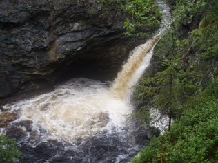Bild på vattenfall